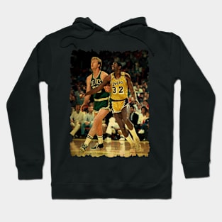 magic johnson and lerry bird vintage Hoodie